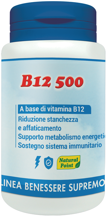 B12 500 CIANOCOBALAMINA 100 CAPSULE VEGETALI - dottorbianchi.it