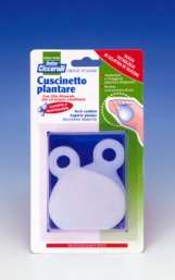 CUSCINETTO PLANTARE REALIZZATO IN GEL DI SILICONE BIANCO SEMITRASPARENTE SAGOMATO PER AMMORTIZZARE E PROTEGGERE PRESSIONE E SFREGAMENTI SOTTO LA PIANTA DEI PIEDI 2 PEZZI - dottorbianchi.it
