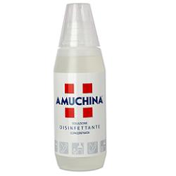DISINFETTANTE IGIENIZZANTE A BASE DI IPOCLORITO DI SODIO ANTIMICROBICO AD AMPIO SPETTRO D'AZIONE AMUCHINA LIQUIDA 100% 500 ML - dottorbianchi.it