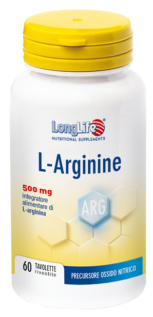 LONGLIFE L-ARGININE 60 TAVOLETTE - dottorbianchi.it