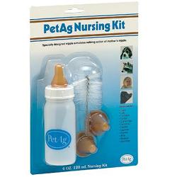 NURSING KIT BIBERON DA 120ML PER ANIMALI + TETTARELLE DI VARIE MISURE + SCOVOLINO PER PULIZIA - dottorbianchi.it