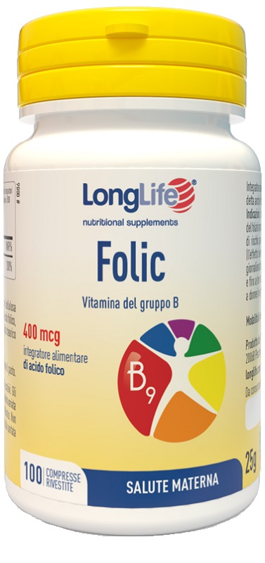 LONGLIFE FOLIC 400 MCG 100 COMPRESSE - dottorbianchi.it