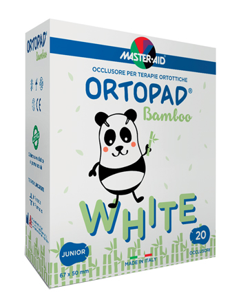 CEROTTO OCULARE PER ORTOTTICA ORTOPAD BIANCO JUNIOR 20 PEZZI - dottorbianchi.it