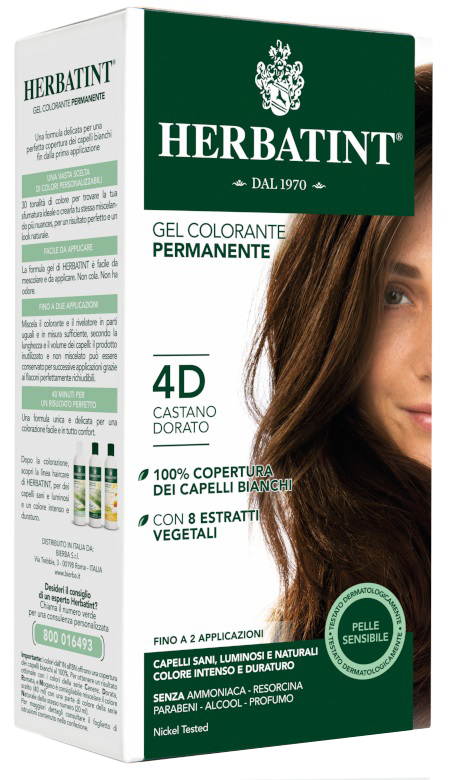 HERBATINT 4D CASTANO DORATO 150 ML - dottorbianchi.it