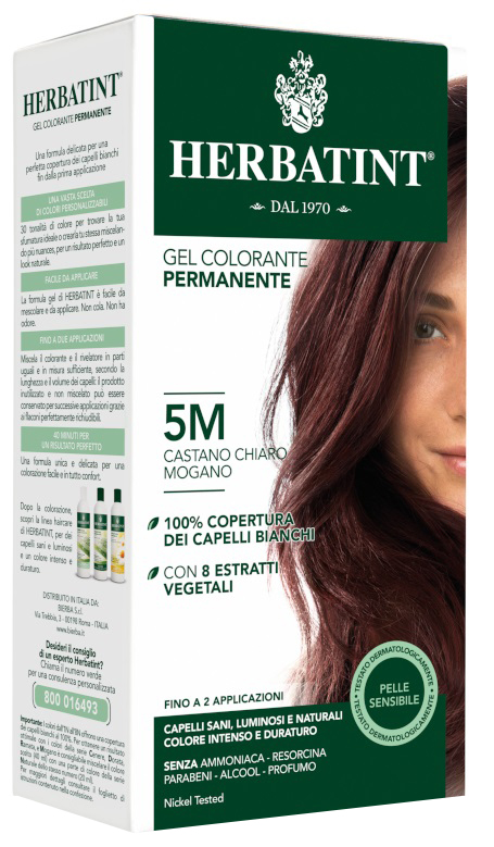 HERBATINT 5M CASTANO CHIARO MOGANO 150 ML - dottorbianchi.it