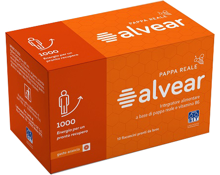 ALVEAR 1000 PAPPA REALE 10 FLACONCINI GUSTO ARANCIA - dottorbianchi.it