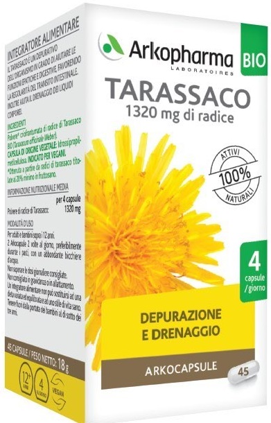 ARKO CAPSULE TARASSACO BIO 45 CAPSULE - dottorbianchi.it