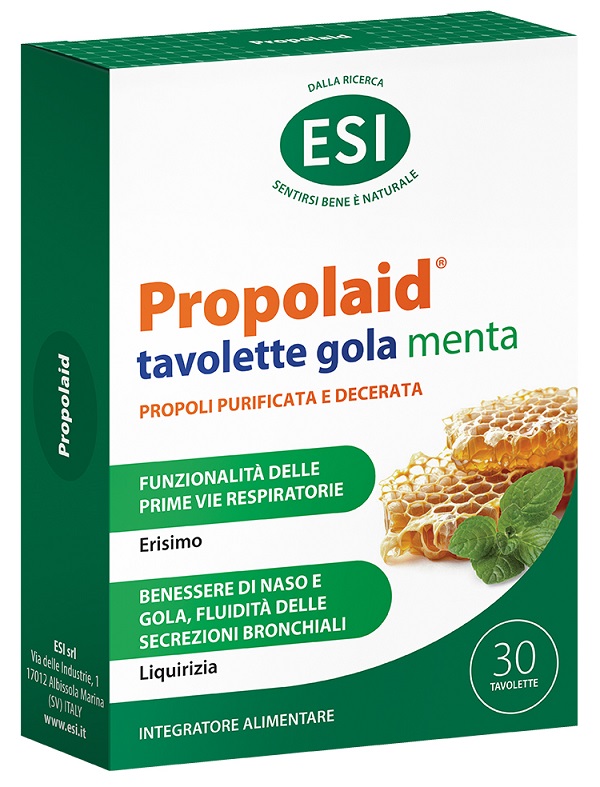 ESI PROPOLAID PROPOLGOLA MENTA 30 TAVOLETTE - OFFERTA A TEMPO LIMITATO - dottorbianchi.it