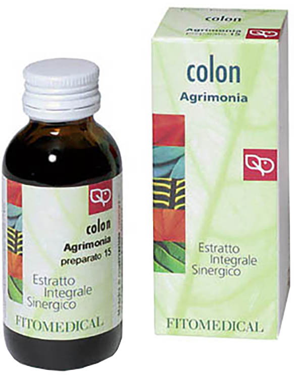 AGRIMONIA COLON ESTRATTO INTEGRALE SINERGICO 60 ML PREPARATO 15 - dottorbianchi.it