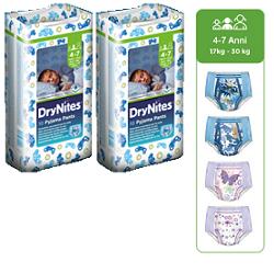 HUGGIES DRYNITES GIRL PYJAMA PANTS 4/7 ANNI M 17/30KG PACCO SINGOLO 10 PEZZI - dottorbianchi.it