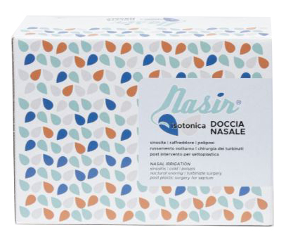 SOLUZIONE FISIOLOGICA ISOTONICA STERILE NASIR IN SCATOLA CON10 SACCHE VERSIONE LUER LOCK DA 250ML - dottorbianchi.it