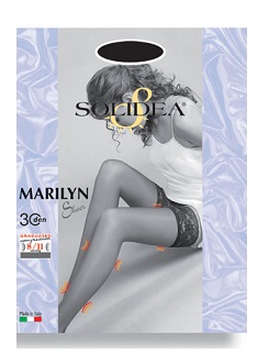 MARILYN 70 SHEER CALZA AUTOREGGENTE MOKA 1 S - dottorbianchi.it