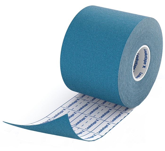 BENDA ADESIVA LEUKOTAPE K PER TAPING FISIOTERAPICO LARGHEZZA 5 CM LUNGHEZZA 5 M COLORE BLU IN ROTOLO - dottorbianchi.it
