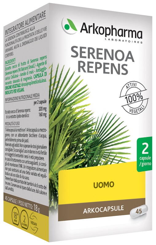 SERENOA REPENS 45 VEGI CAPSULE - dottorbianchi.it