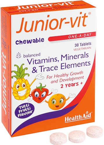JUNIORVIT BLISTER 30 TAVOLETTE MASTICABILI - dottorbianchi.it