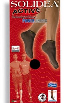 ACTIVE POWER UNISEX MINI-CALZA NERO 2-M - dottorbianchi.it