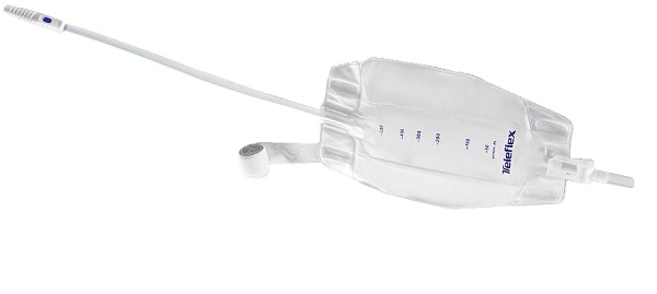 SACCA RACCOGLI URINA DA GAMBA PER INCONTINENZA 3 CAMERE COMFORT 500 ML A BASSO PROFILO IN PVC LATO RIVESTITO TNT CON TUBO DIRITTO 45 CM SENZA PUNTO DI PRELIEVO VARIABILE 8 PEZZI - dottorbianchi.it