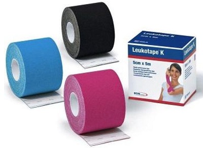 BENDA ADESIVA LEUKOTAPE K PER TAPING FISIOTERAPICO LARGHEZZA 5 CM LUNGHEZZA 5 M COLORE AZZURRO IN ROTOLO - dottorbianchi.it