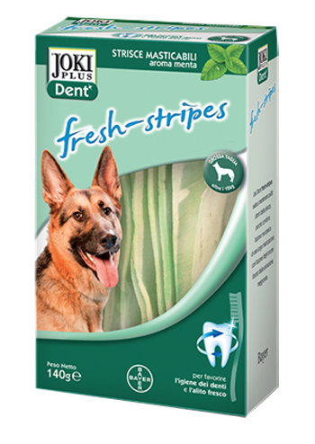 JOKI DENT FRESH-STRIPES 140 G PER CANI DI TAGLIA GRANDE - dottorbianchi.it