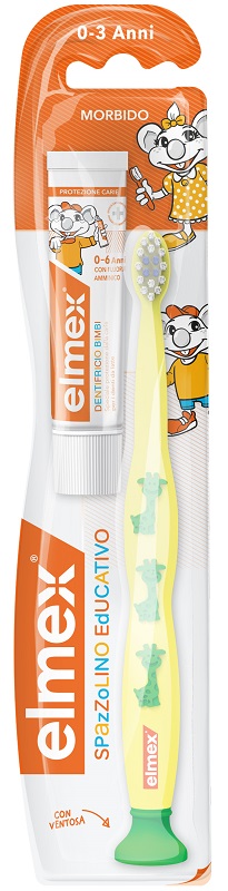ELMEX SPAZZOLINO BIMBI EDUCATIVO NEW 0-3 ANNI - dottorbianchi.it