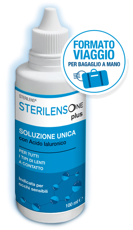 SOLUZIONE UNICA STERILENS ONE PLUS CON ACIDO IALURONICO 100 ML - dottorbianchi.it