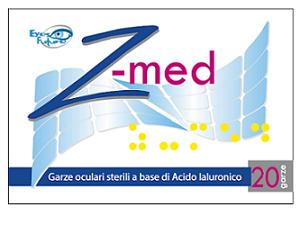 GARZA OCULARE Z MED MEDICATA CON ACIDO IALURONICO STERILE 20 BUSTE - dottorbianchi.it