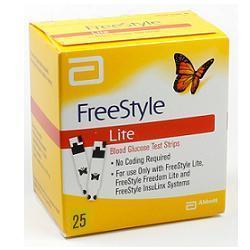 STRISCE MISURAZIONE GLICEMIA FREESTYLE LITE 25 PEZZI - dottorbianchi.it