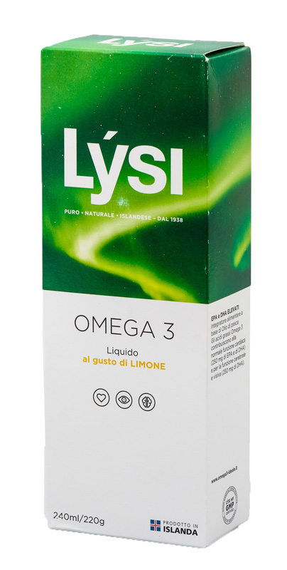 LYSI OMEGA3 LIQUIDO LIMONE 240 ML - dottorbianchi.it