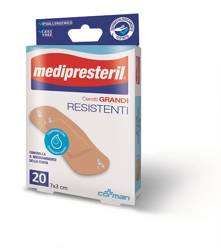 CEROTTO MEDIO MEDIPRESTERIL RESISTENTE 7X2CM 20 PEZZI - dottorbianchi.it