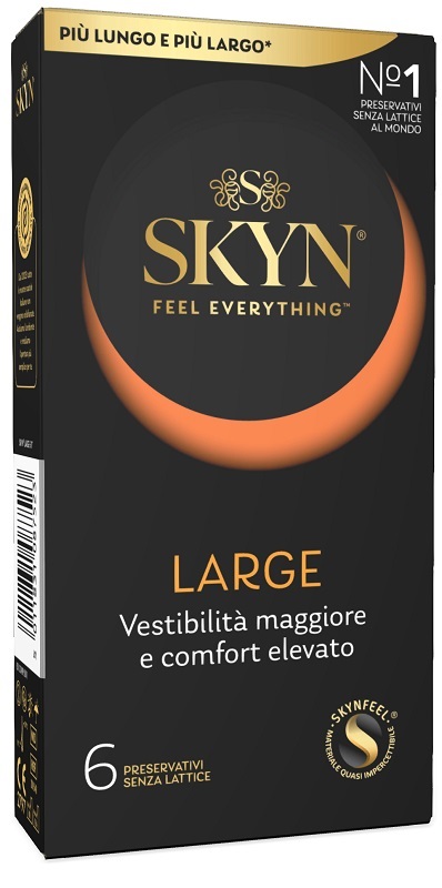 PROFILATTICO ANSELL AKUEL SKYN LARGE B 6 PEZZI - dottorbianchi.it