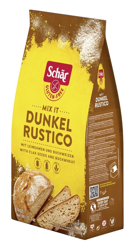 SCHAR MIX IT DUNKEL RUSTICO SENZA GLUTINE SENZA LATTOSIO 1 KG - dottorbianchi.it