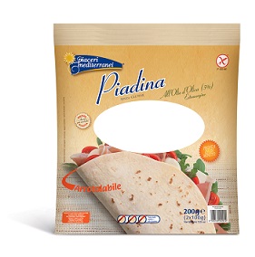 PIACERI MEDITERRANEI PIADINA OLIO D'OLIVA 200 GRAMMI - dottorbianchi.it