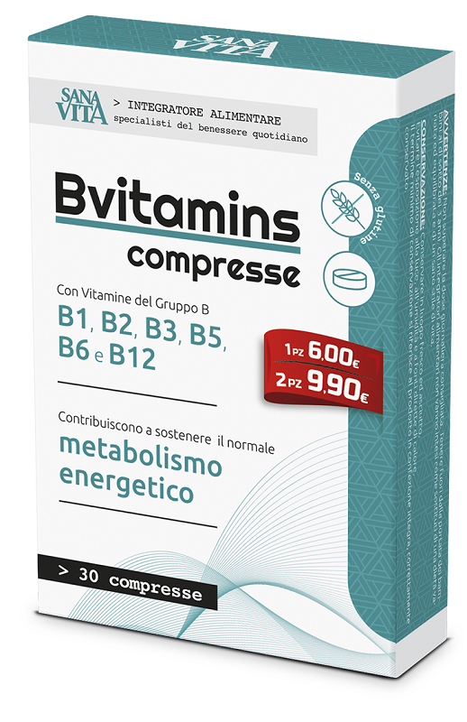 SANAVITA BVITAMINS 30 COMPRESSE - dottorbianchi.it