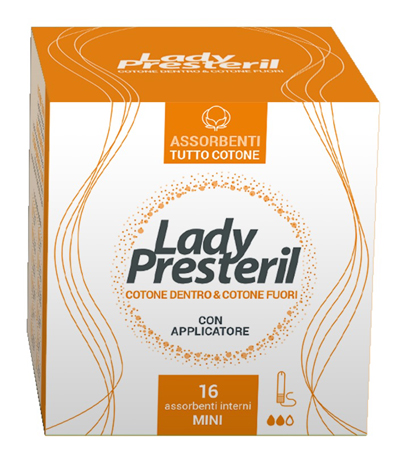 LADY PRESTERIL ASSORBENTI INTERNI MINI 16 PEZZI - dottorbianchi.it