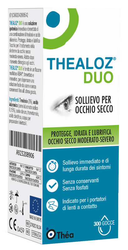 THEALOZ DUO SOLUZIONE OCULARE FLACONE 10 ML - dottorbianchi.it