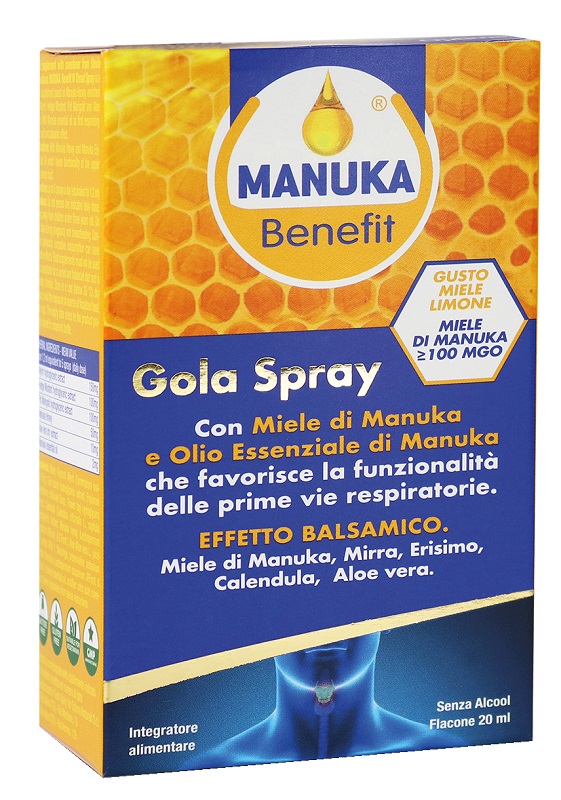 MANUKA BENEFIT GOLA SPRAY 20 ML - dottorbianchi.it