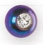 INVERNESS ORECCHINI PALLINA CRISTALLO 4MM ANODIZZATO BLU TITANIO R530C - dottorbianchi.it