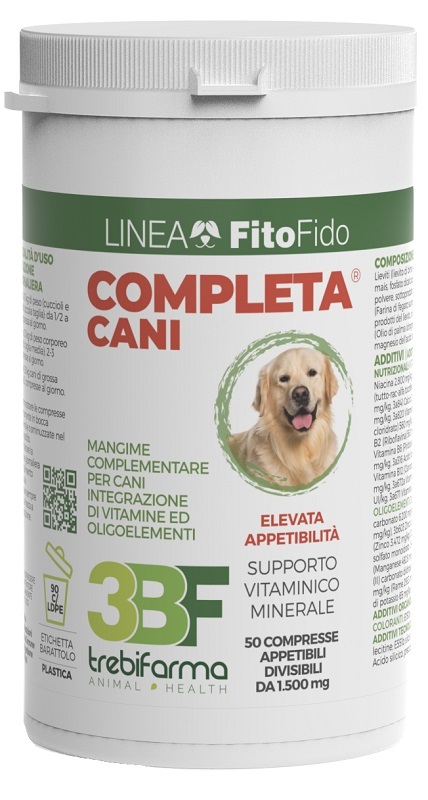 COMPLETA CANI 50 COMPRESSE BARATTOLO 75 G - dottorbianchi.it