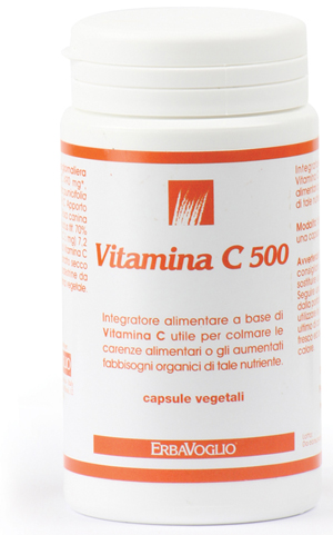 VITAMINA C500 100 CAPSULE PILLOLIERA 67 G - dottorbianchi.it