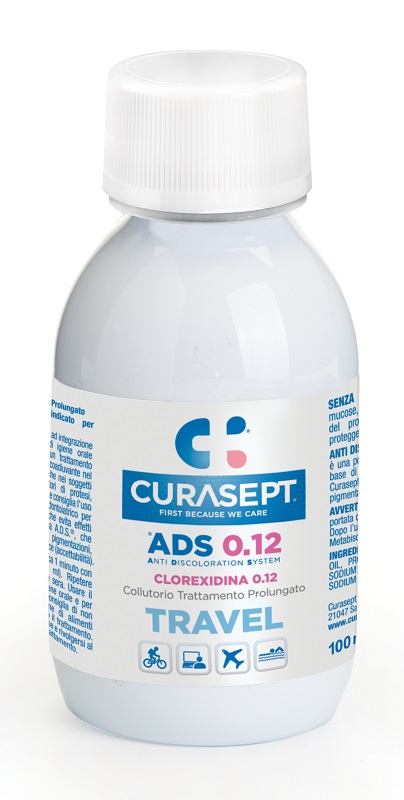 CURASEPT COLLUTORIO 0,12 TRAVEL ADS 100 ML - dottorbianchi.it