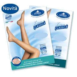 SAUBER CALZA AUTOREGGENTE 140 DENARI MAGLIA MICRORETE NERO 4 LINEA CLASSICA - dottorbianchi.it