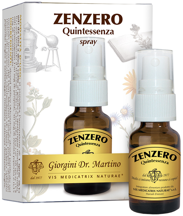ZENZERO QUINTESSENZA SPRAY 15 ML - dottorbianchi.it