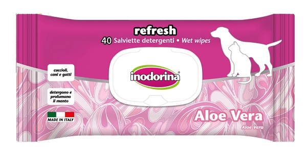 SALVIETTE ALOE VERA INODORINA 40 PEZZI - dottorbianchi.it