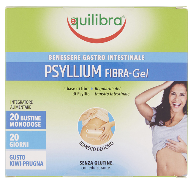 PSYLLIUM FIBRA GEL GUSTO KIWI PRUGNA 20 BUSTINE MONODOSE - dottorbianchi.it