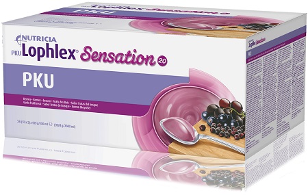 PKU LOPHLEX SENSATION FRUTTI ROSSI 36 PEZZI 109 G - dottorbianchi.it