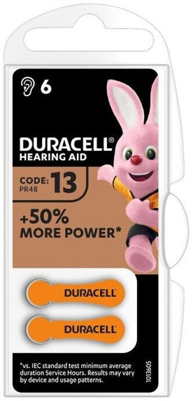 DURACELL EASY TAB 13 ARANCIO BATTERIA PER APPARECCHIO ACUSTICO - dottorbianchi.it