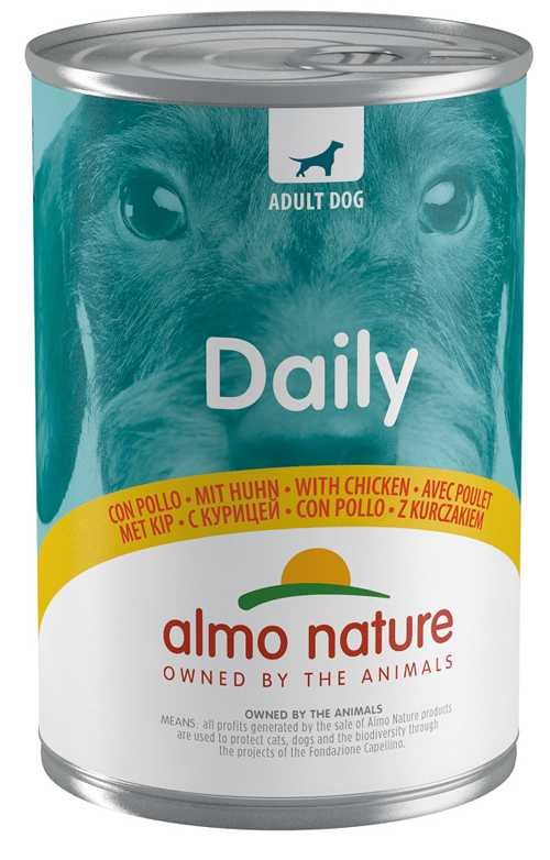 ALMO NATURE DOGS DAILY MENU CON POLLO 400G - dottorbianchi.it