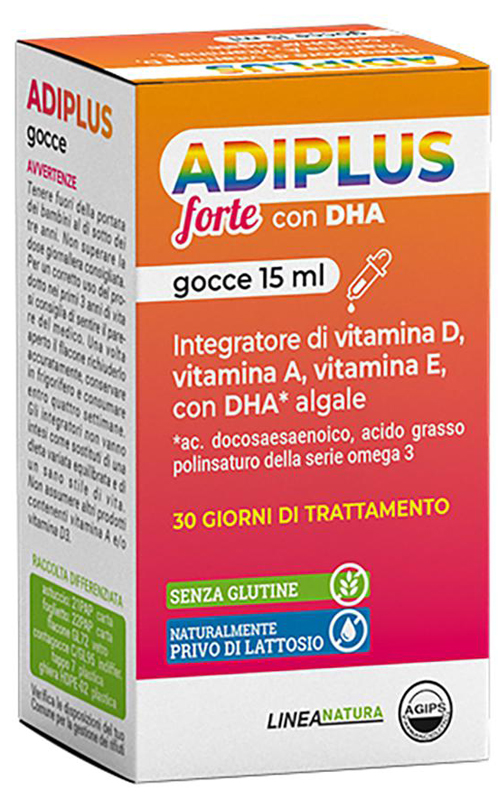ADIPLUS FORTE CON DHA GOCCE FLACONCINO 15 ML - dottorbianchi.it