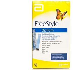 STRISCE MISURAZIONE GLICEMIA FREESTYLE OPTIUM TEST STRIPS 50 PEZZI SENZA CALIBRAZIONE - dottorbianchi.it
