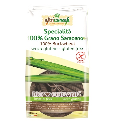 ALTRICEREALI PENNE DI GRANO SARACENO BIO 250 G - dottorbianchi.it